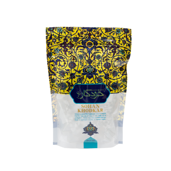 گز لقمه 28%پسته پک پذیرایی خودکار 400گرمی